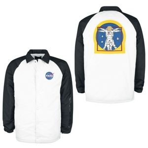 Vans x NASA Torrey MTE Space Voyager Jacket White Mens Sizes M & L New Free Ship
